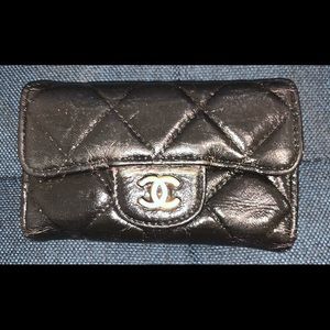 Chanel keychain wallet